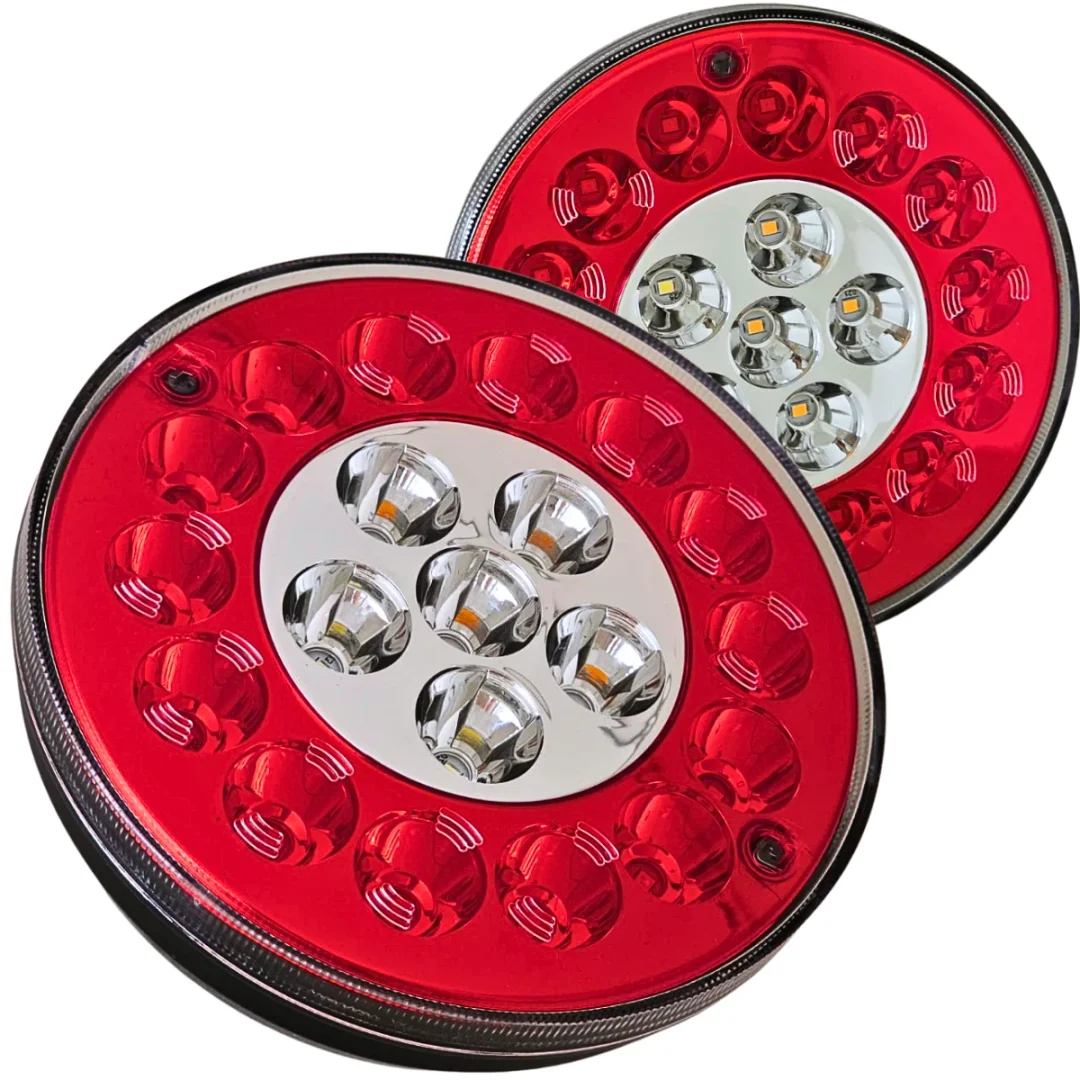 Par de lanterna corujinha LED, vista em perspectiva