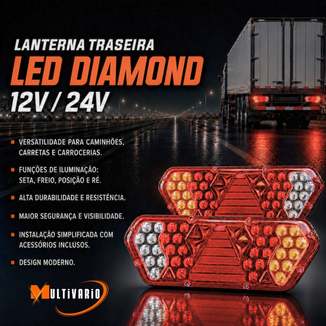 Lanterna Diamond LED, vista 5